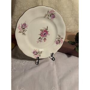 Vintage Karolina Poland Floral Plate 7 inches